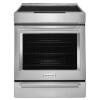 KitchenAid - 30 in. Wide 4 burner 6.4 cu. ft. Self-Cleaning Slide-In Dual Fuel Convection Range - Stainless Steel New $4999