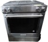KitchenAid - 30 in. Wide 4 burner 6.4 cu. ft. Self-Cleaning Slide-In Dual Fuel Convection Range - Stainless Steel New $4999 - 2