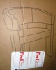 George Oliver Upholstered Barrel Accent Arm Chair in Light Grey New in Box $499 - 2