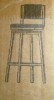 English Elm Creamy Hand Woven Paper Rope Swivel Barstools Set of 2 with Black Steel Frame for Kitchen - Honey New in Box $399 - 2