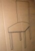 Winston Porter Nailhead Trim Fabric Upholstered Side Chair Wood Dining Chair New in Box $399 - 2