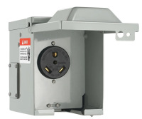 VEVOR 30 Amp RV Power Outlet Box, 125 Volt, Enclosed Lockable Outdoor RV Receptacle Box, NEMA TT-30R Weatherproof Electrical Panel, for RV Camper Trailer Motorhome, Tested to Standards New In Box $89