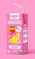 Deebee's Organic and Prebiotic Super Juice, Strawberry Lemonade, 6.75 oz New Best by 12/2027