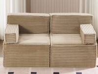 Wyida Boneless Modular Design Durable Convertible Chair Floor Couch Without Assembly in Navy Blue New in Box $699