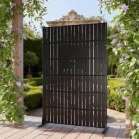 Wooakway 72"H &times; 47"W &times; 16"D Outdoor Metal Privacy Screen (Model WF-SUUS-DXB-S180120-B-S075) New in Box $399