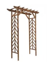 Outsunny 78.75 in. x 25.5 in. Wooden Arbor New in Box $299