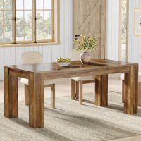 Millwood Pines 63" Long Dining Table for 4-6 People, Kitchen Dinner Table for Dining Room, New in Box $399