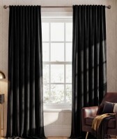Mercer41 Velvet 70%-80% Room Darkening Luxury Curtains for Bedroom Living Room Window Blackout Thermal insulation Drapes, Pair, 52" x 96" New $89