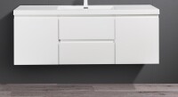 Alma-Pre 60? Gloss White Single Sink Vanity With A Integrated Sink New Floor Model $1499