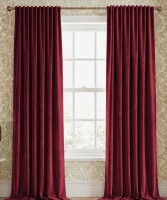 Mercer41 Velvet Blackout Curtains for Living Room, Thermal Insulated Luxury Drapes for Bedroom, Room Darkening Back Tab Velvet Window Treatments, Pair, 52" x 84" $89