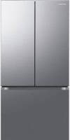 Samsung - 32 in. Wide 17.5 cu. ft. 3-Door French Door Counter Depth Smart Refrigerator with Twin Cooling Plus - Stainless Steel Look New On Working $1999
