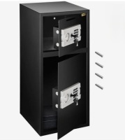 VEVOR Large Double Door Security Safe Box 2.6 Cubic Feet Steel Safe Box Strong Box with Digital Lock for Money Gun Jewelry Black With Keys and Code New in Box Factory Sealed $499