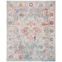 Safavieh Valencia 8 ft. x 10 ft. Blue/Multi Distressed Oriental Area Rug New $399