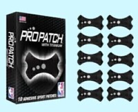 Propatch with Titanium Adhesive Sports Patches - Black 10 Count New In Box