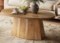 Tribesigns 47-Inches Unique Oval Coffee Table New in Box $399