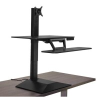 Workrite SOL-E-DT-B Solace Electric Standing Desk Converter with Dual Monitor Adapter New In Box 2 Boxes $1099