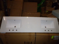 20" x 72" Double Sink Marble Vanity Top $899