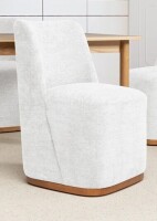 Hokku Designs Markwart Upholstered Caster Dining Chair New in Box $499
