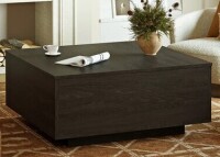 GUNAITO Lift Top Coffee Table with Storage (Square) in Espresso Black New in Box $399