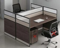 Vifoto Rectangle 2 Person Office Cubicle Desk New in Box $899