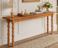 Charlton Home Donney 70.9" Solid Wood Console Table New in Box $599