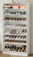 Latitude Run 40 Pair Shoe Cabinet with Adjustable Shelves New in Box $299