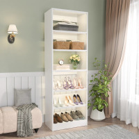 Aheaplus Akaylia Freestanding Closet Organizer with Adjustable Shoe Shelves, New in Box $299