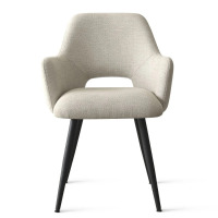 Corrigan Studio Matsuichi 23'' W Upholstered Armchair, Beige, New in Box $399