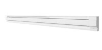 Cadet F Series 8F2500W Electric Baseboard Heater, 208/240 V, 10.4 A, 2500 W, 8530 Btu/hr, Steel, White New Shelf Pull $399