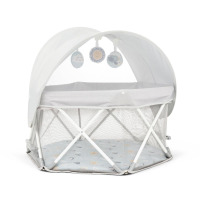 Regalo My Play Baby Portable Bassinet with UPF 50+ Canopy & Mosquito Net, Foldable Travel Bassinet & Playpen, Lightweight Indoor Outdoor Baby Lounger, Mesh Sides, Toys & Padded Base, Newborn to 15 lbs New In Box $199