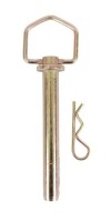 Koch Filter Hitch Pin, 1 in Dia Pin, 4-1/4 in L, Yellow Zinc New
