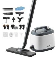 VEVOR Steam Cleaner, 51 oz Tank, Steamer for Cleaning with 19 Accessories, Extended Power Cord and Hose, Portable Handle, Fast Heating, Powerful Canister Steam Cleaner for Home, Car Detailing, Floors New In Box $299