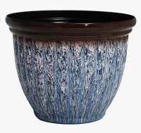 Winston Porter Bohemian Large Round Planter, 12.25" Decorative Pot Planter, Flower Pot Indoor Outdoor / Mbare Catch-All / Planter Basket, 18" H x 16" W x 16" D New Assorted $99