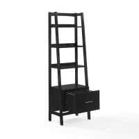 Crosley Furniture - Landon Small Etagere Bookcase - Matte Black BG3825213 $499
