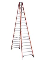 Wener 20 ft. Fiberglass Twin Step Ladder with 300 lbs. Load Capacity Type IA Duty Rating $1599