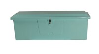 Taylor Made Stow N&rsquo; Go Standard Fiberglass Dock Box, Medium (24"H X 72"W X 23"D), Seafoam Green #83552SF New In Box $1299