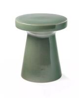 Emissary Home and Garden Ceramic Garden Stool in Green New in Box $599