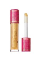 Juvia's Place Lip Gloss Glass It's Electric - Gold Shimmer,16 oz, Clear, Plump, Long Lasting Non-Sticky Luscious High Shine,Glides on Richly Glossy and Smooth New In Box