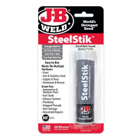 J-B Weld 8267 SteelStik Steel Reinforced Epoxy Putty Stick - 2 oz. New