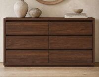 Ebern Designs Fere 60" W 6-Drawer Dresser New in Box $499