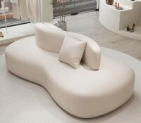 Oren Ellis Simple Creative Double-sided Curved Sofa New $3499