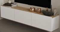 Latitude Run Ronnye Floating TV Stand Up to 80" TV's Wall Mounted Media Console New Shelf Pull $399