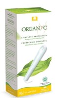 Organyc 100% Organic Cotton Tampons with Applicator: Regular, 16 Count New