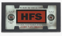 Tortorella MFG & Supply License Plate Tempered Glass Cover Hides All Screws New In Box $79