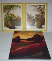 Framed Wall Art / Canvas Wrapped Wall Art Assorted