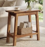 17 Stories Solid Wood End Table With Storage New In Box $299