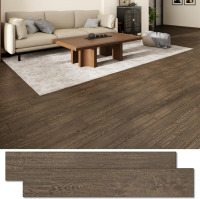 ZRJT 54 Sq.Ft. Peel and Stick Vinyl Floor Tiles 36" x 6" Wood Look Planks, 36 Pack Waterproof Self-Adhesive Flooring Tiles, DIY for Renter, Kitchen, Living Room, RV, Light Brown New In Box $199