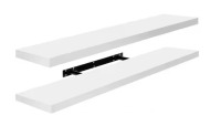Sorbus 2-Pack Long Floating Shelves, 35 in. W x 9 in. D White Decorative Wall Shelf -White / Natural New In Box Assorted $99