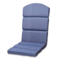 Aoodor 51.5 in. x 20 in. x 2.5 in. Outdoor High Back Adirondack Chair Cushions with Ties in Dark Blue New $99