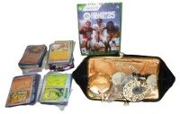 Lot of Pokemon / Sports Collectable Cards, Costume Jewelry and XBOX Series X Video Game